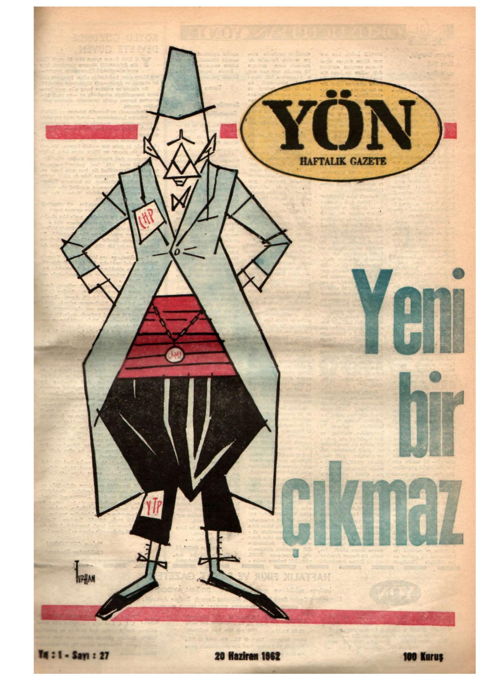 Yön Dergisi - C-1 - Yıl:1 Sayı:27