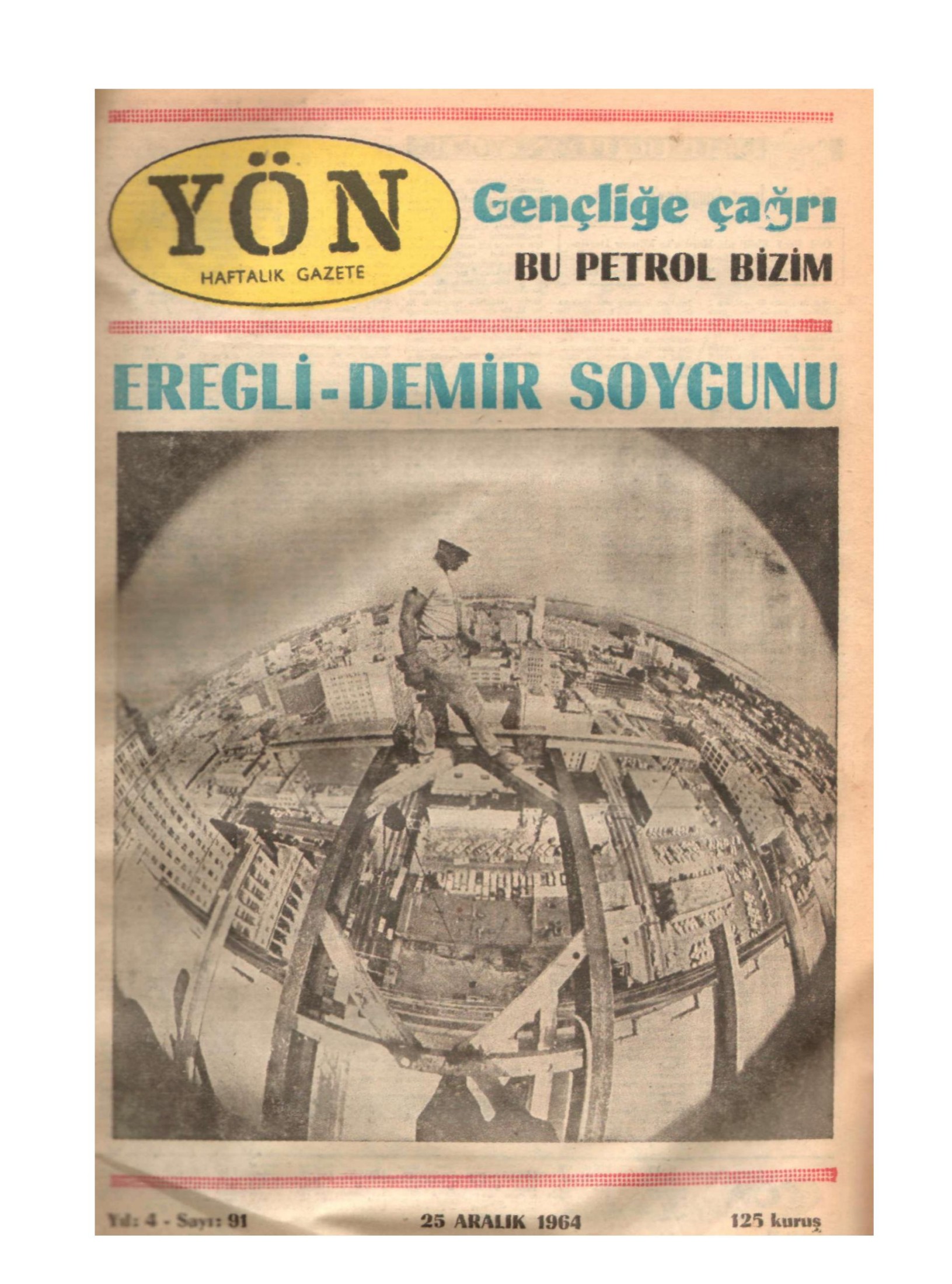Yön Dergisi - C-4 - Yıl:4 Sayı:91