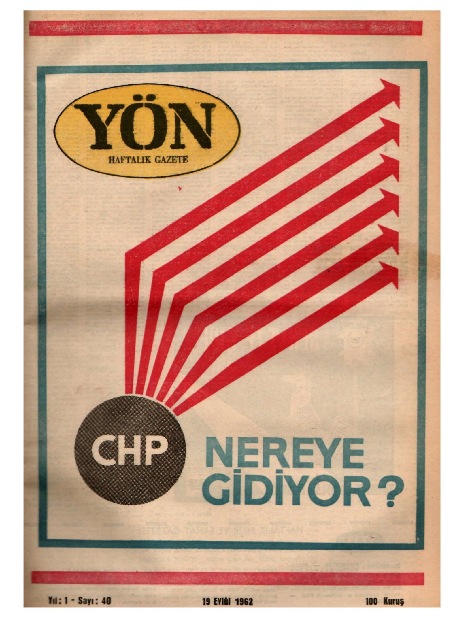 Yön Dergisi - C-1 - Yıl:1 Sayı:40