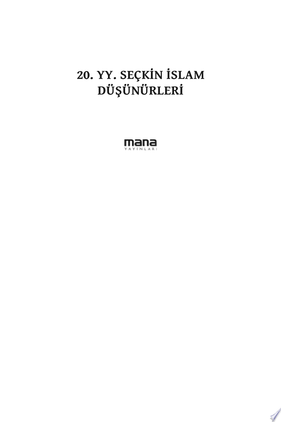 Yolların Ayrılış Noktasında İslâm