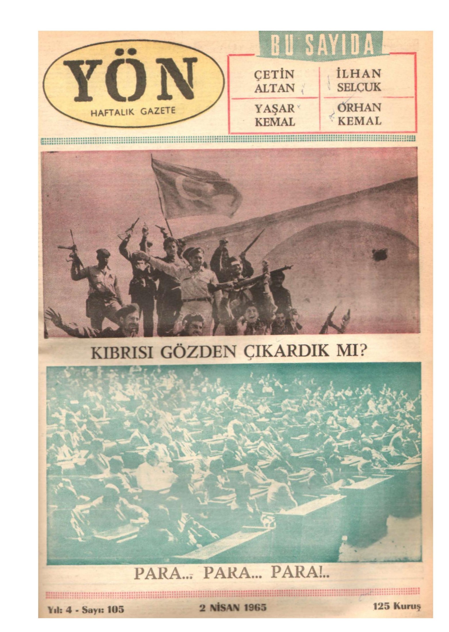 Yön Dergisi - C-4 - Yıl:4 Sayı:105