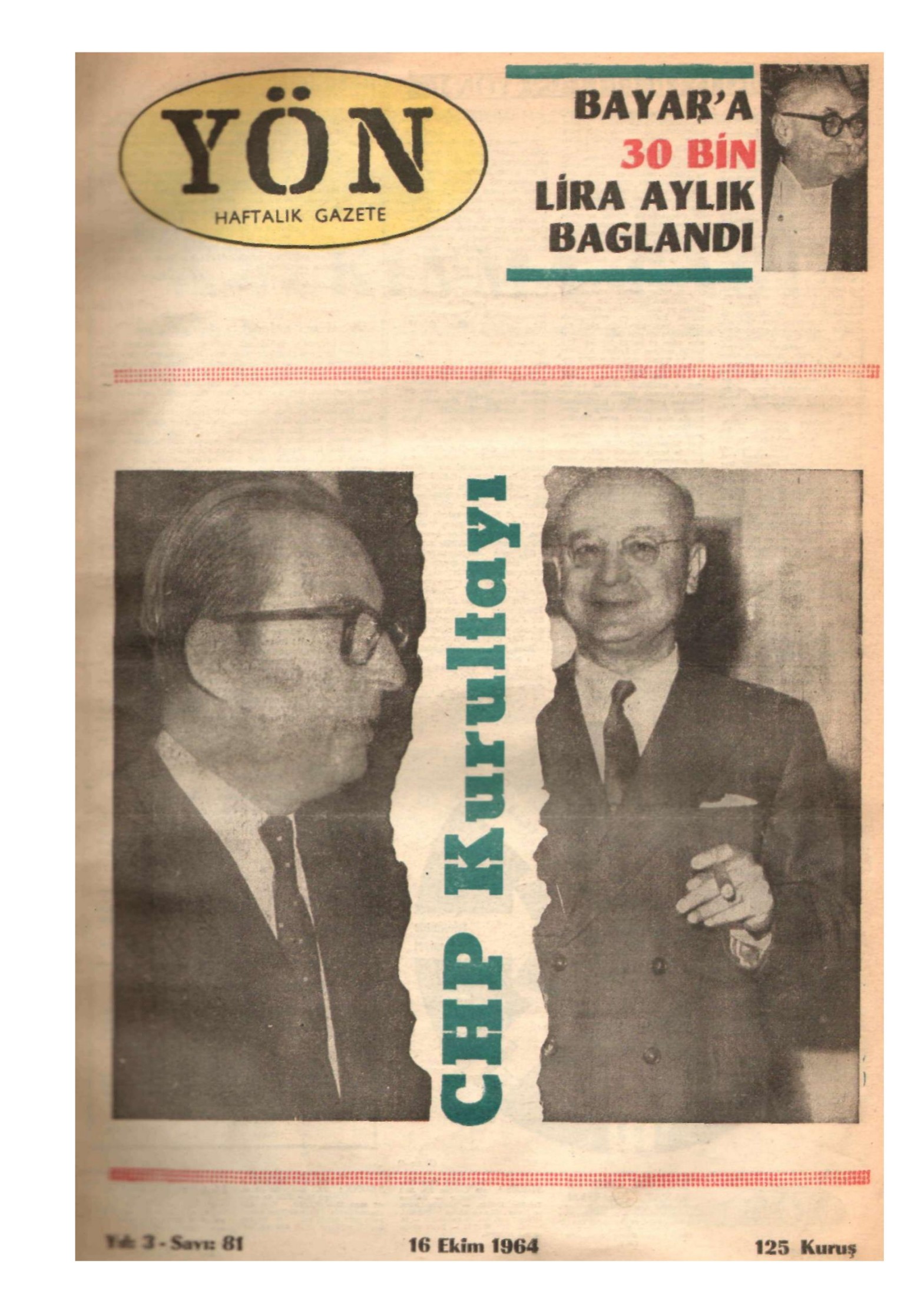 Yön Dergisi - C-3 - Yıl:3 Sayı:81