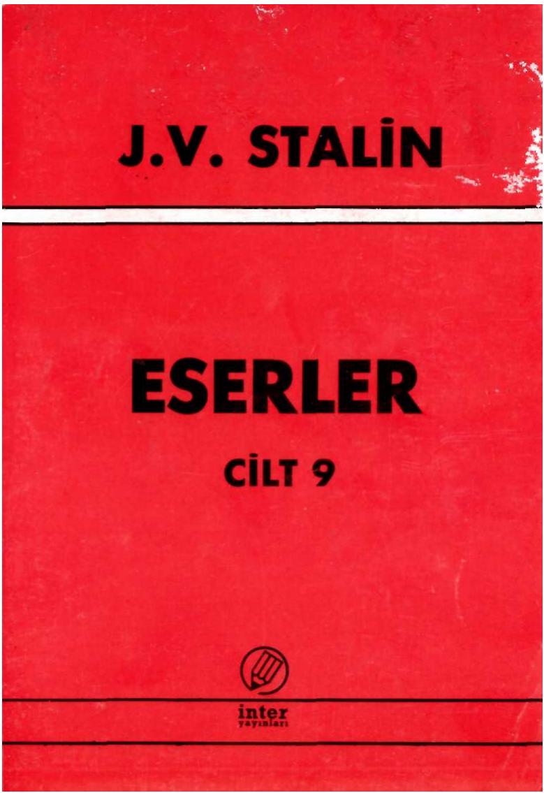 Eserler Cilt 9