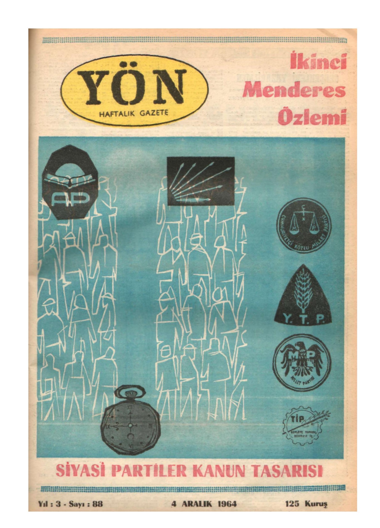 Yön Dergisi - C-3 - Yıl:3 Sayı:88