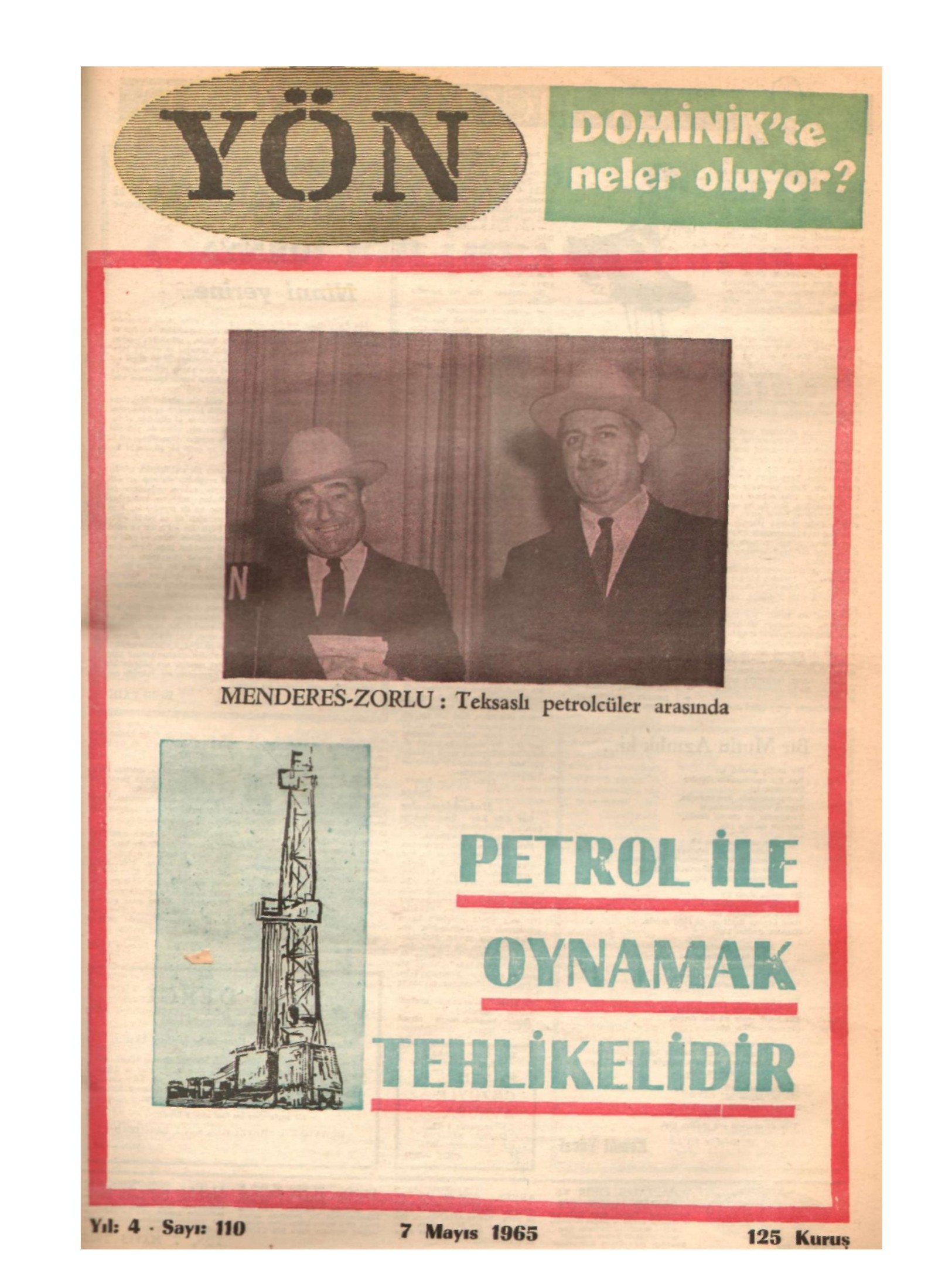 Yön Dergisi - C-4 - Yıl:4 Sayı:110