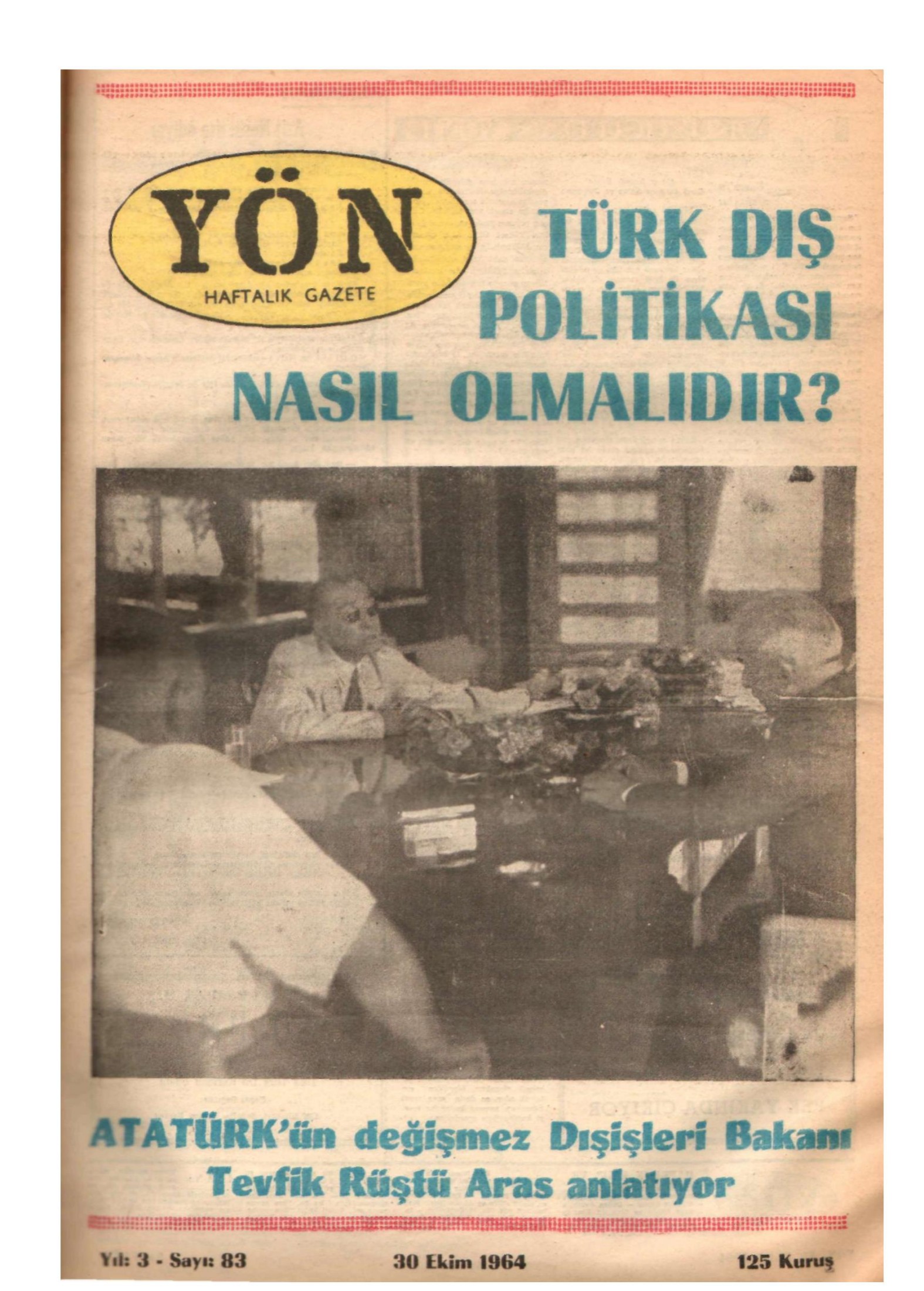 Yön Dergisi - C-3 - Yıl:3 Sayı:83