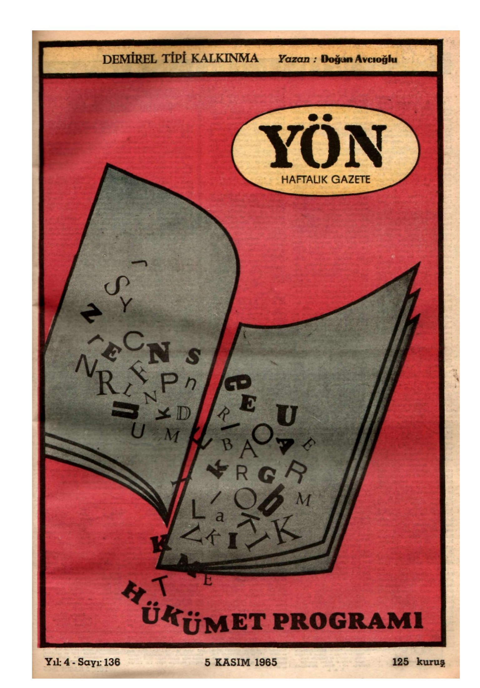 Yön Dergisi - C-4 - Yıl:4 Sayı:136