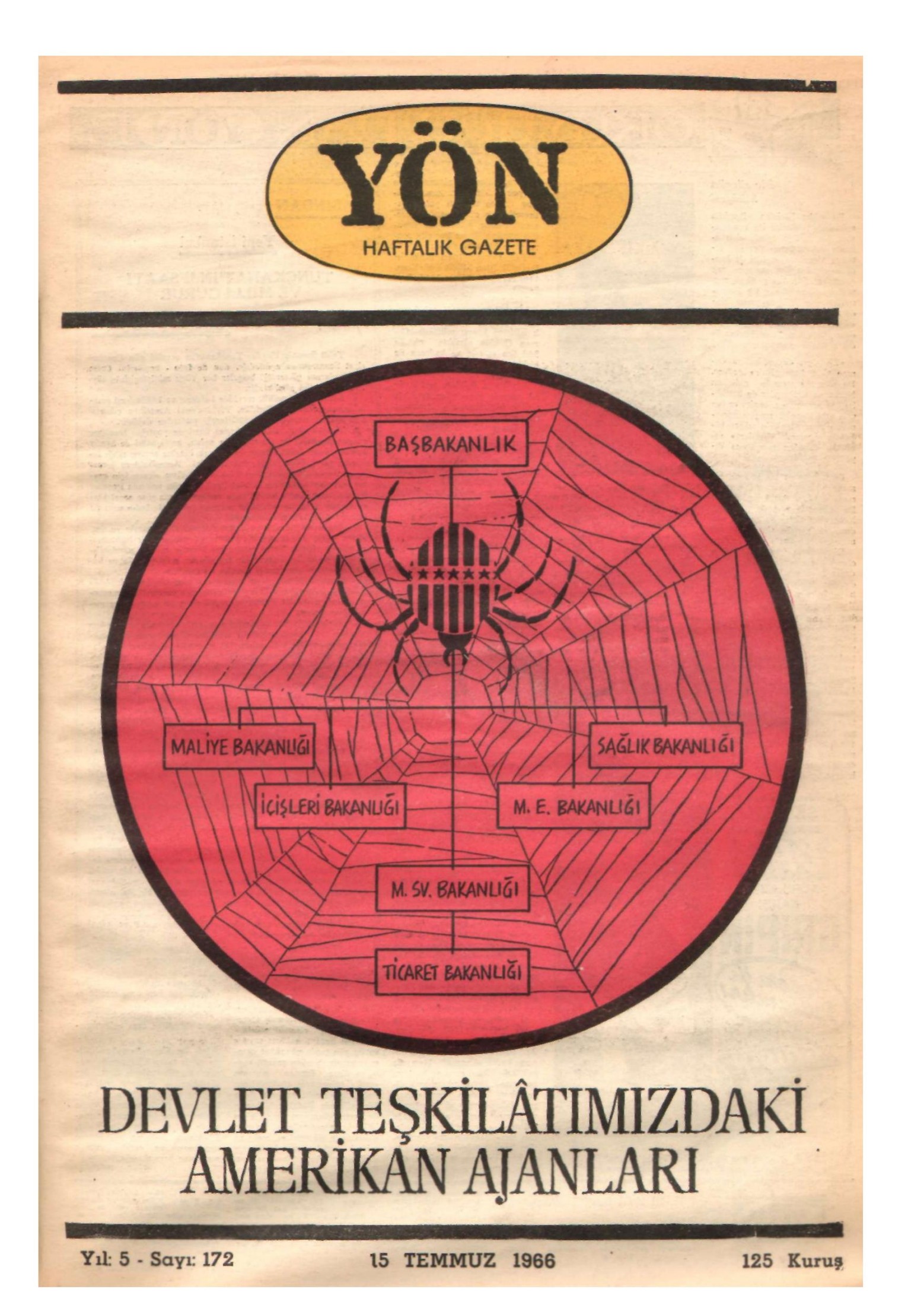 Yön Dergisi - C-5 - Yıl:5 Sayı:172