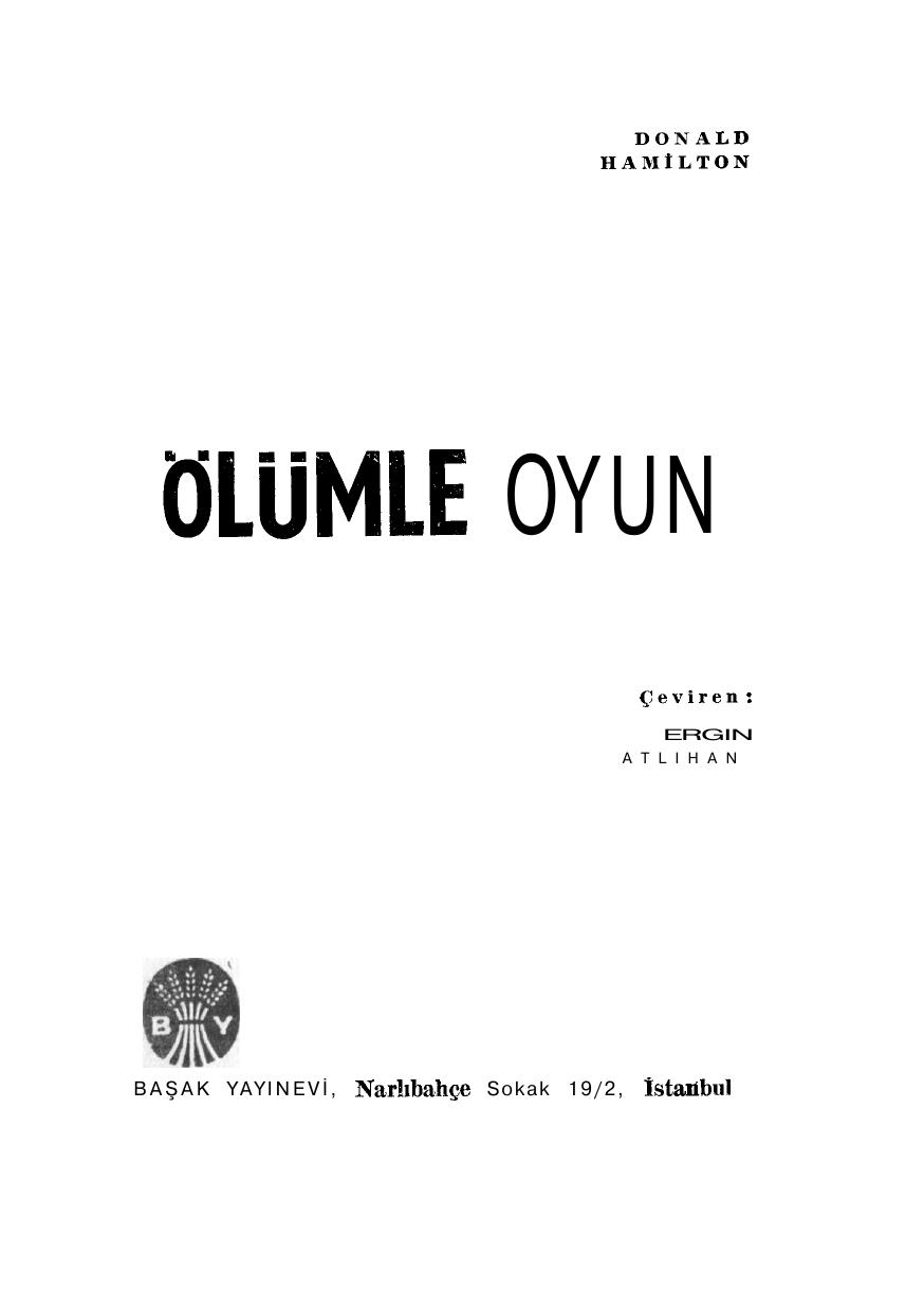 Ölümle Oyun