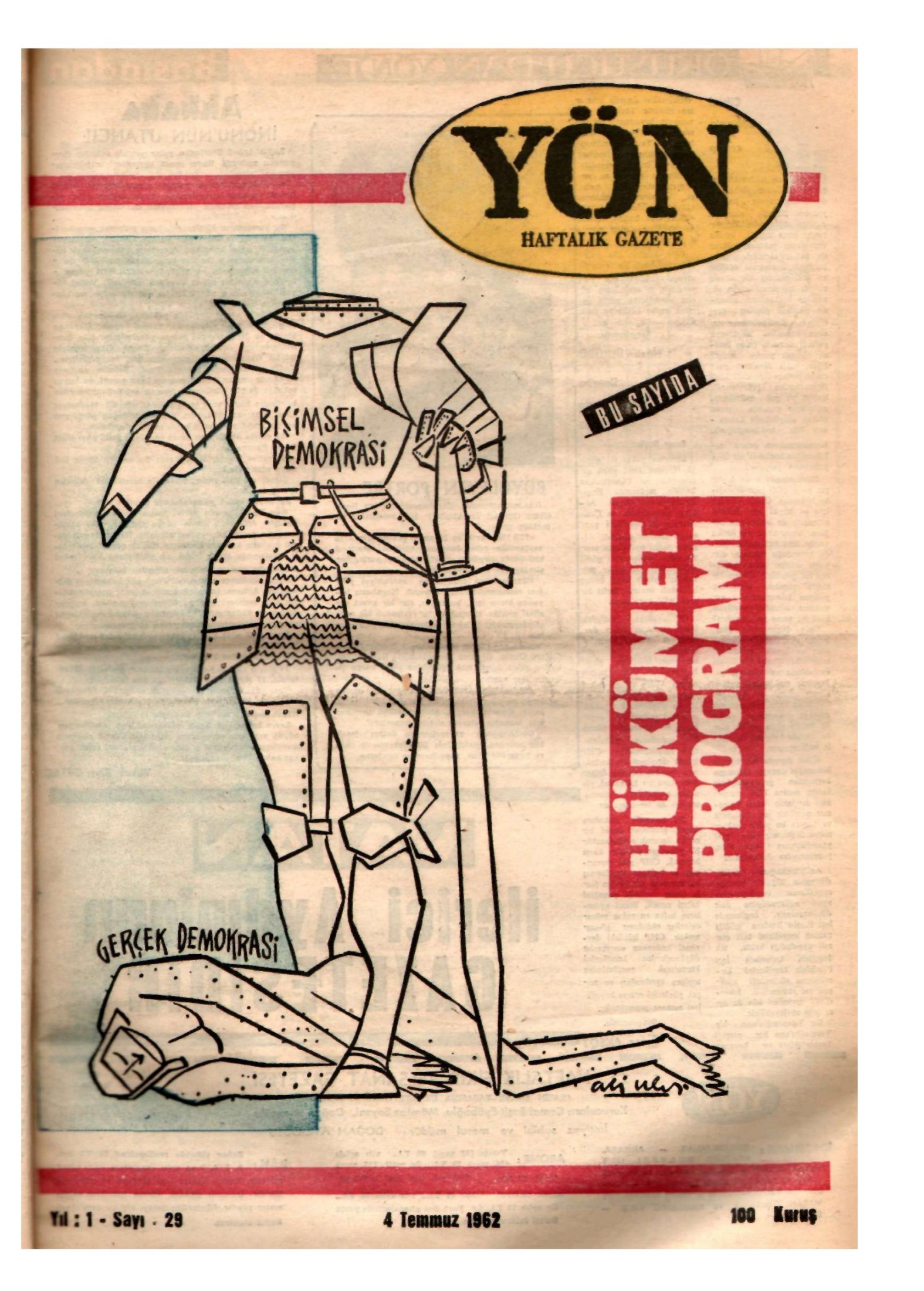 Yön Dergisi - C-1 - Yıl:1 Sayı:29