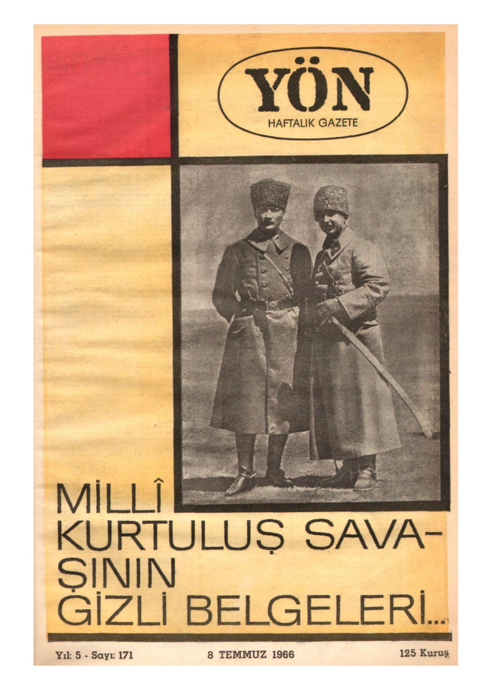 Yön Dergisi - C-5 - Yıl:5 Sayı:171