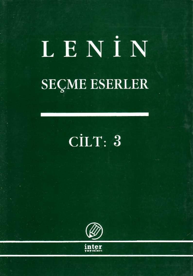 Lenin Secme Eserler C-3