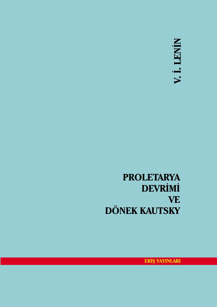 Proletarya Devrimi ve Dönek Kautsky