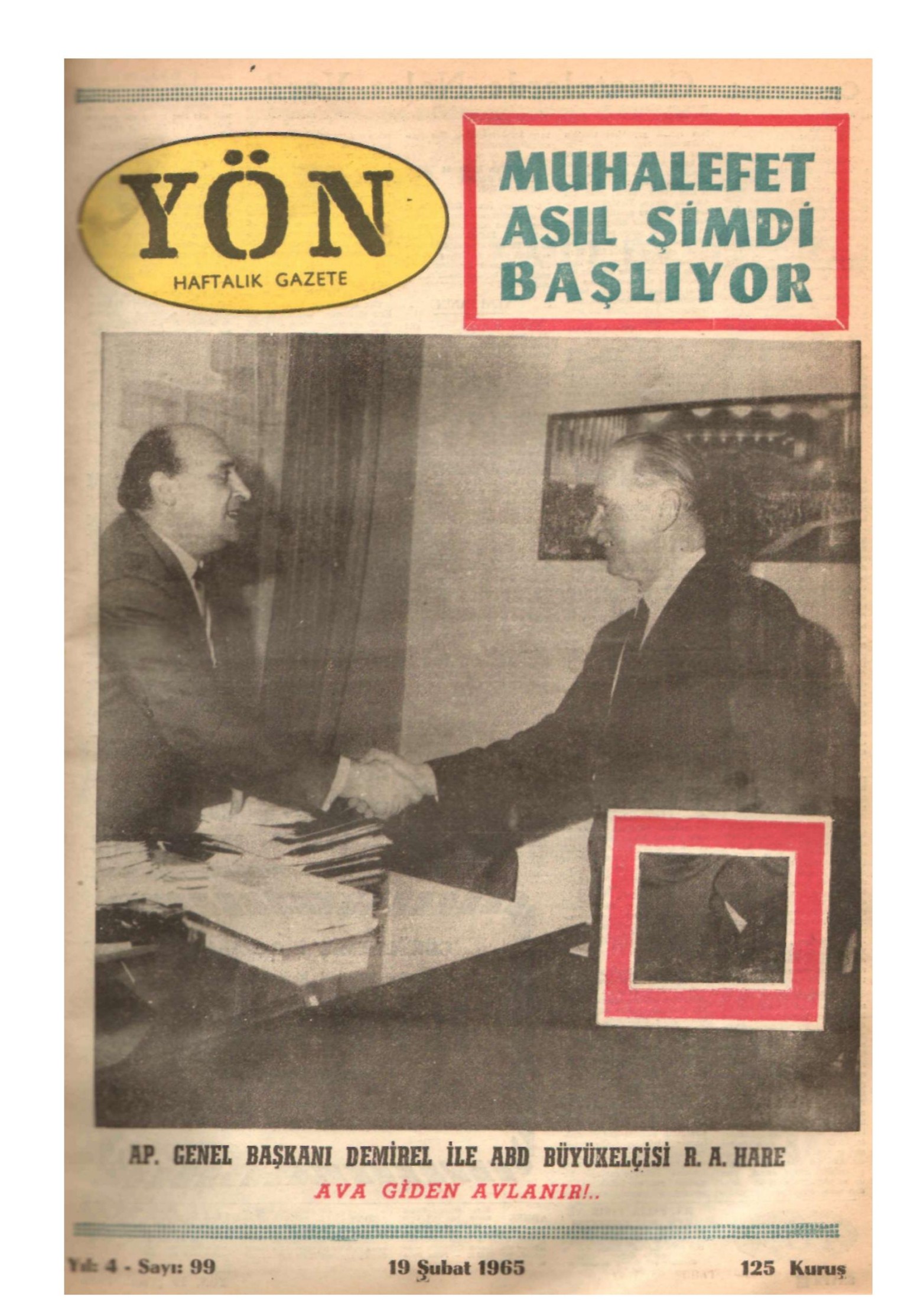 Yön Dergisi - C-4 - Yıl:4 Sayı:99