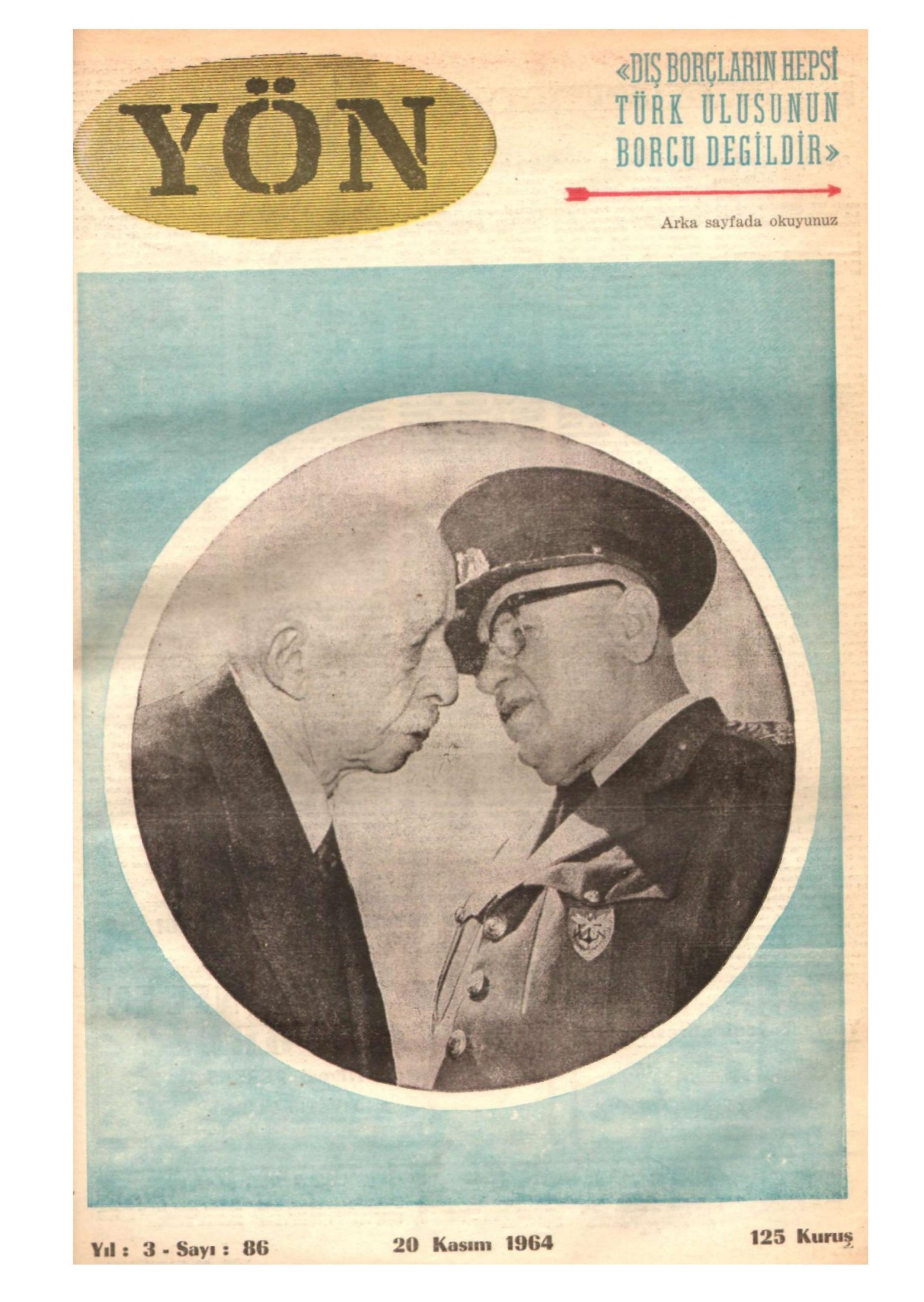 Yön Dergisi - C-3 - Yıl:3 Sayı:86