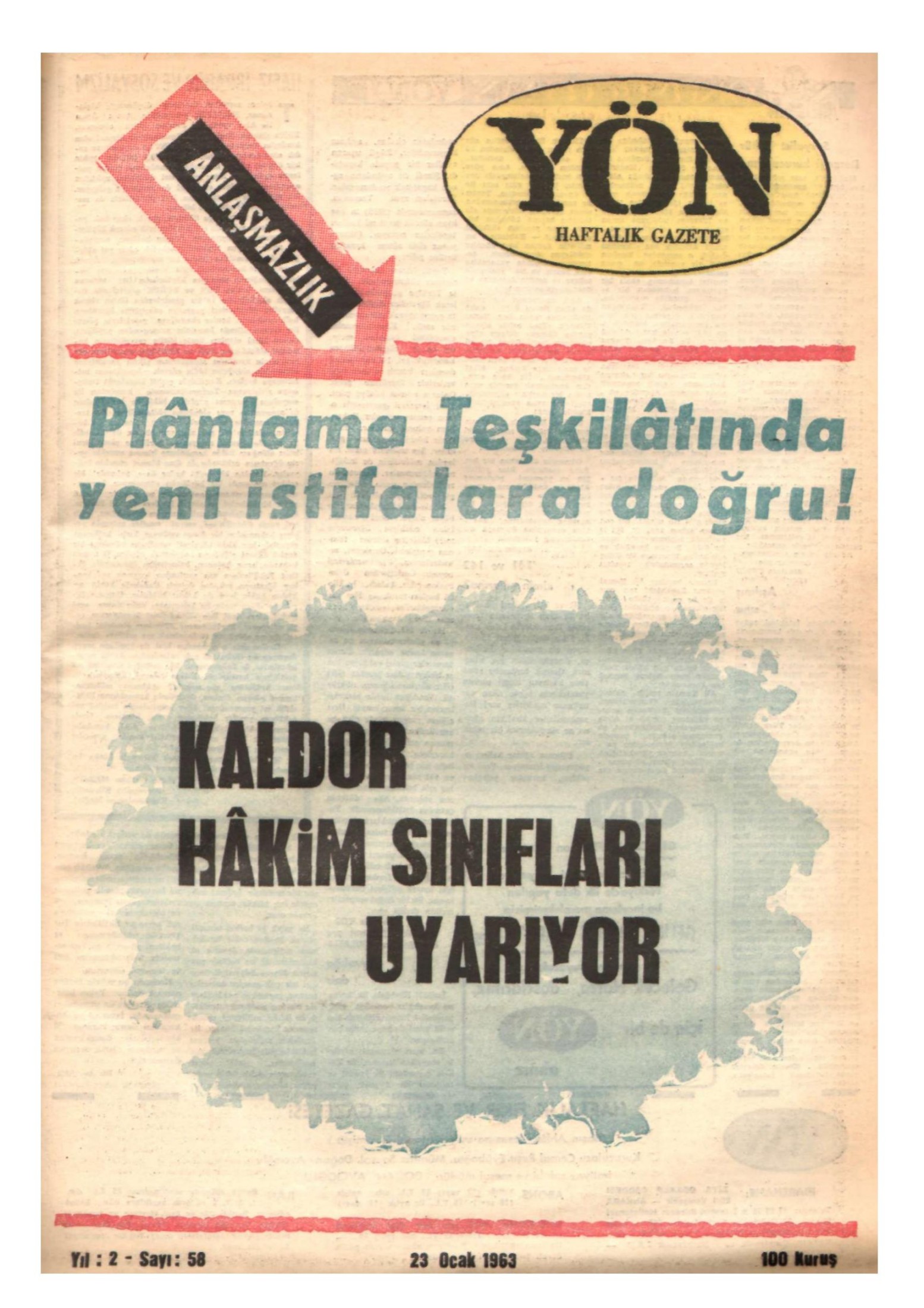 Yön Dergisi - C-2 - Yıl:2 Sayı:58