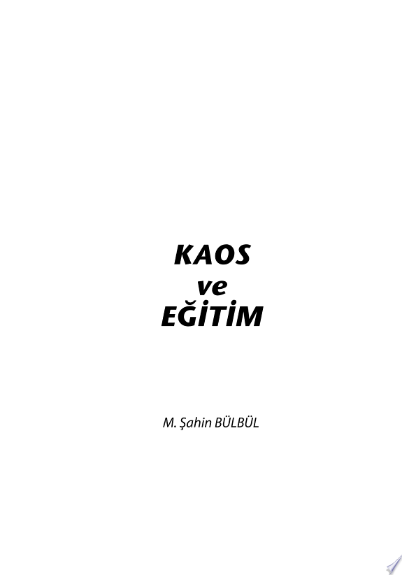 Rastlantı ve kaos