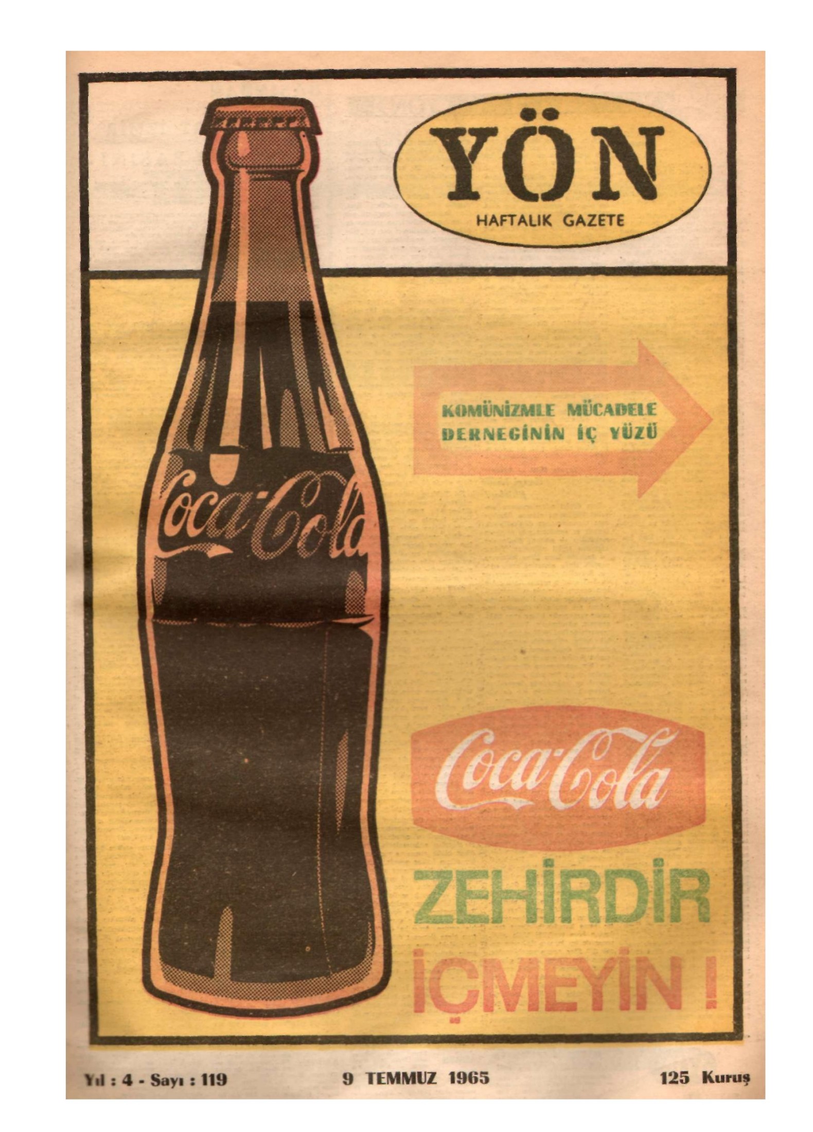 Yön Dergisi - C-4 - Yıl:4 Sayı:119